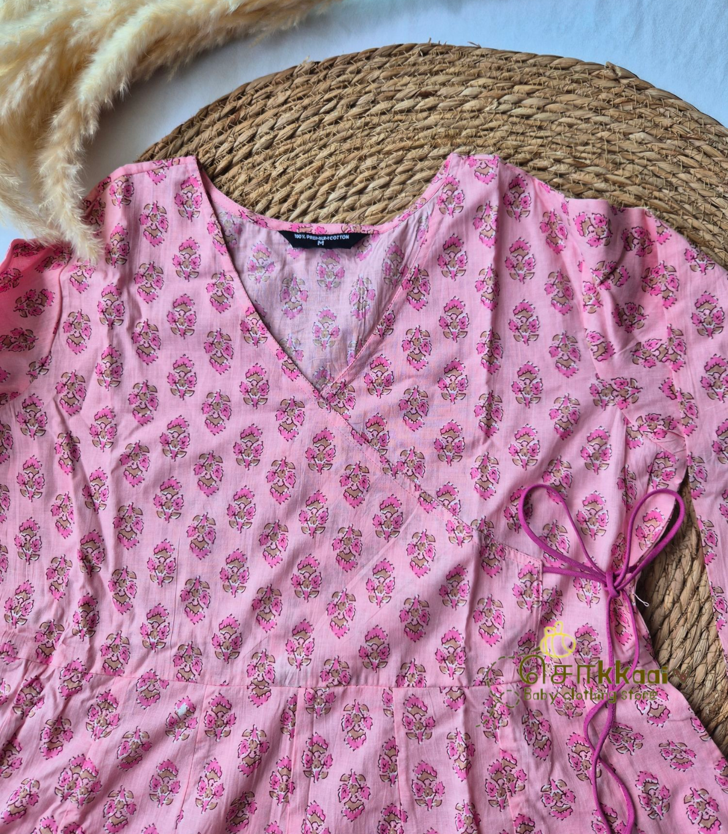 Pink floral Dad-Mom-Son Combo