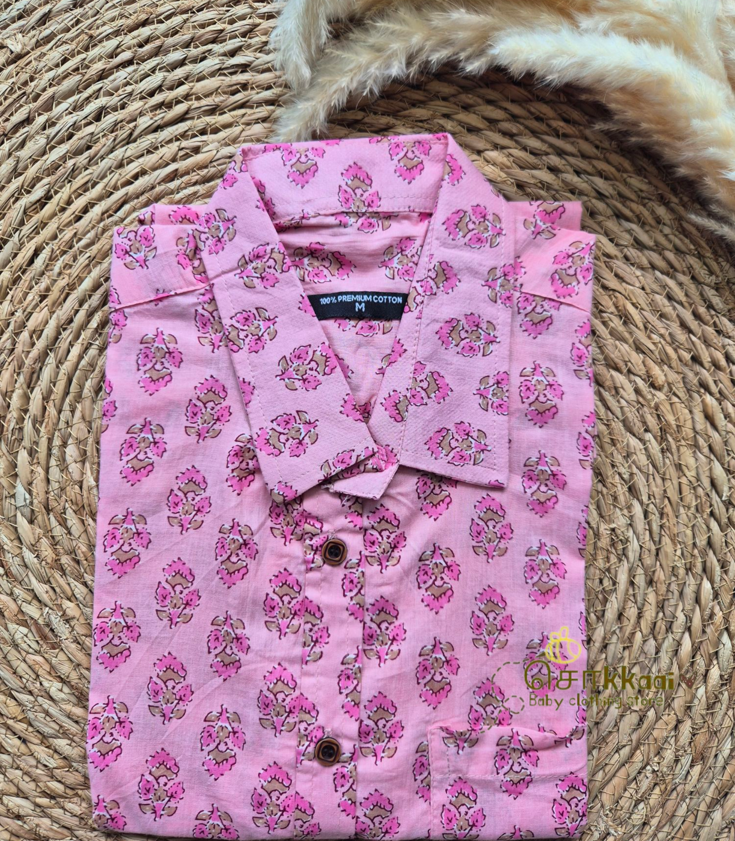 Pink floral Dad-Son Combo