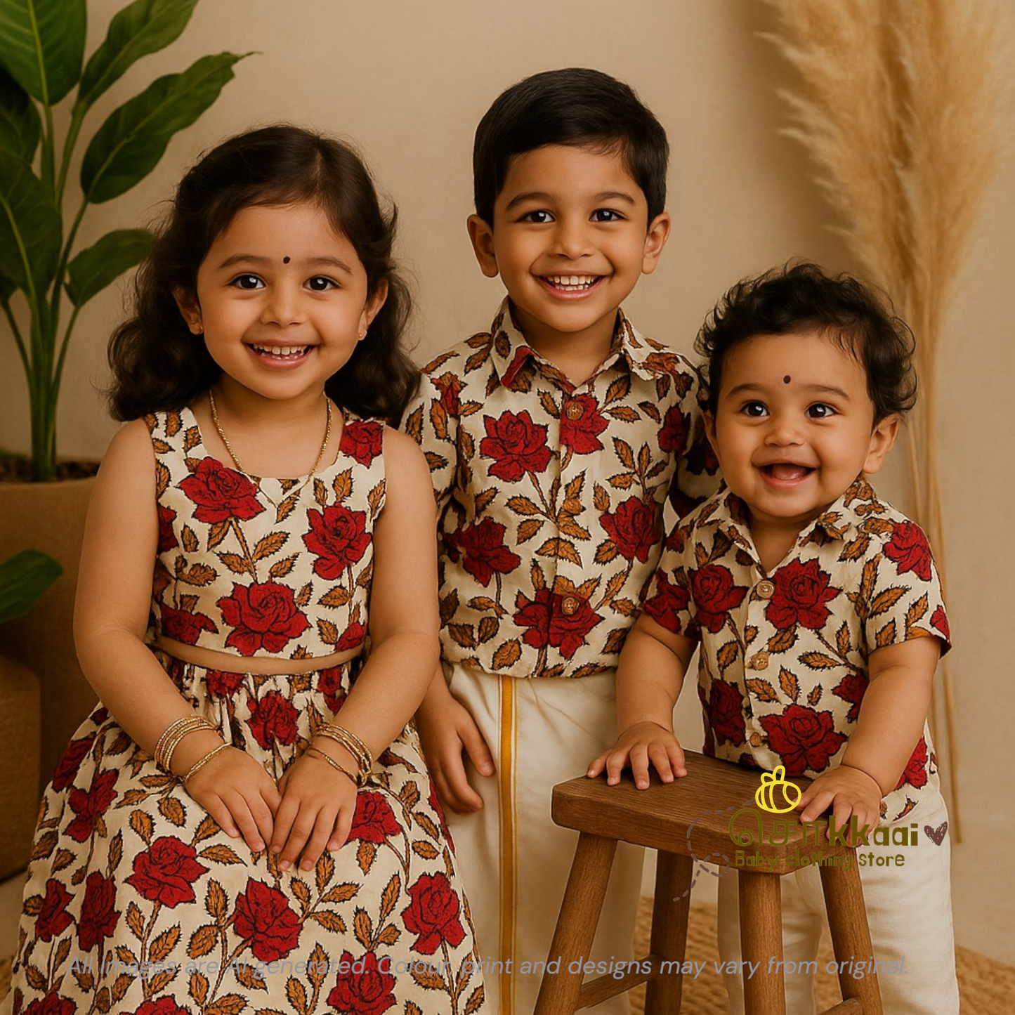 Rosewood charm Skirt and top for Girls (6m-4years)