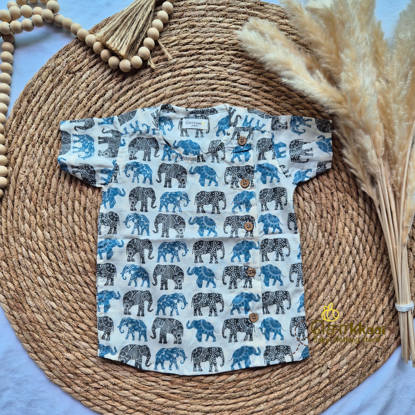 Blue Elephant Dad-Son Combo - (0 to 1 year)
