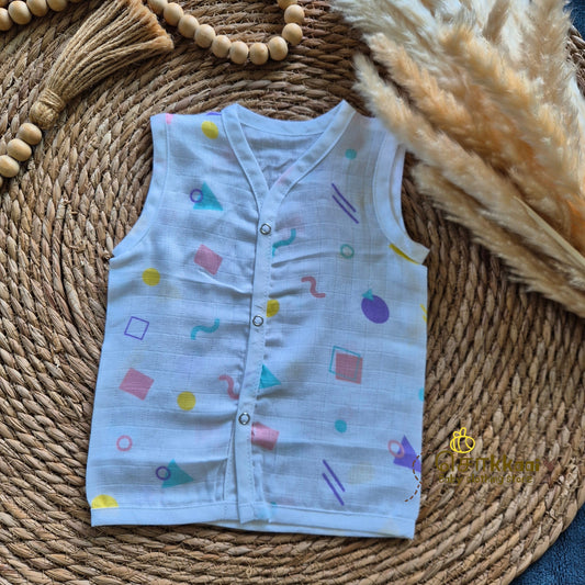 100% Organic Muslin Jabla (0-3m) - Sokkaai