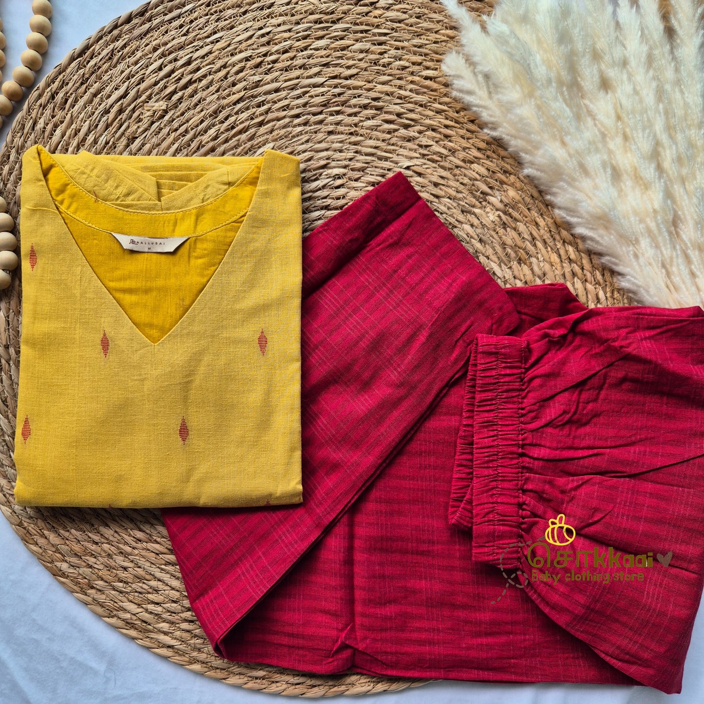 Mustard & Red - Mom Combo