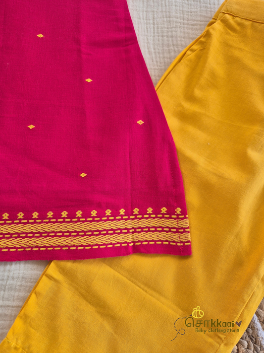 Sunshine Rani Pink Chudi Set (1-6years) - Sokkaai