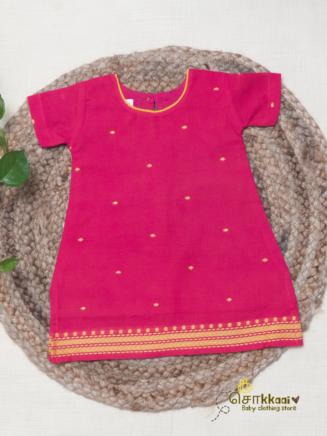 Sunshine Rani Pink Chudi Set (1-6years) - Sokkaai