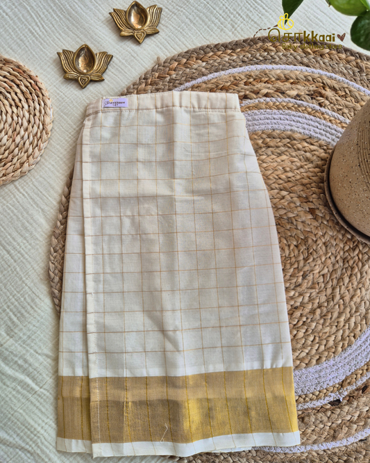 Onam Theyyam Shirt & Veshti set (6m-6yrs) - Sokkaai