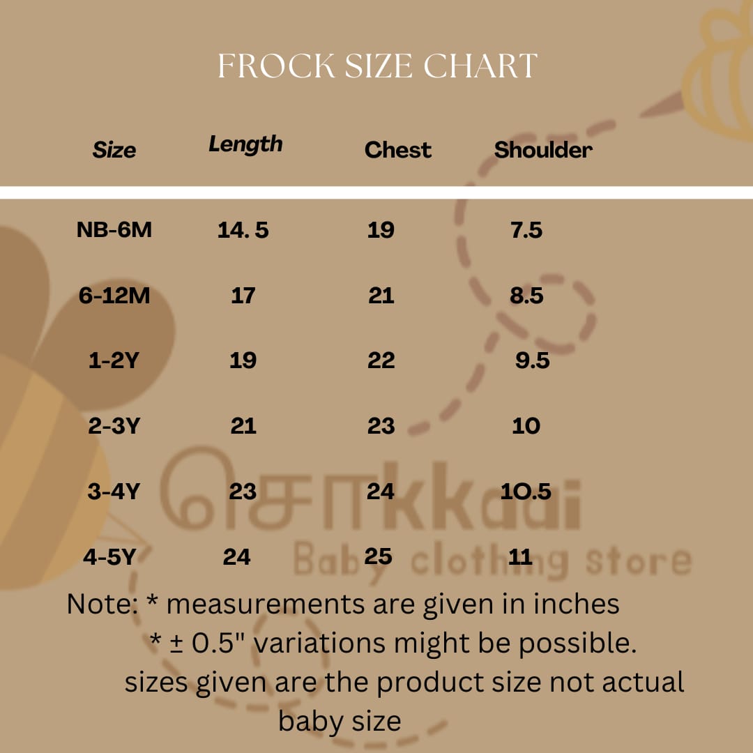 Royal Grape & Mustard Overlap Flared Girl Frock - (0-3years)