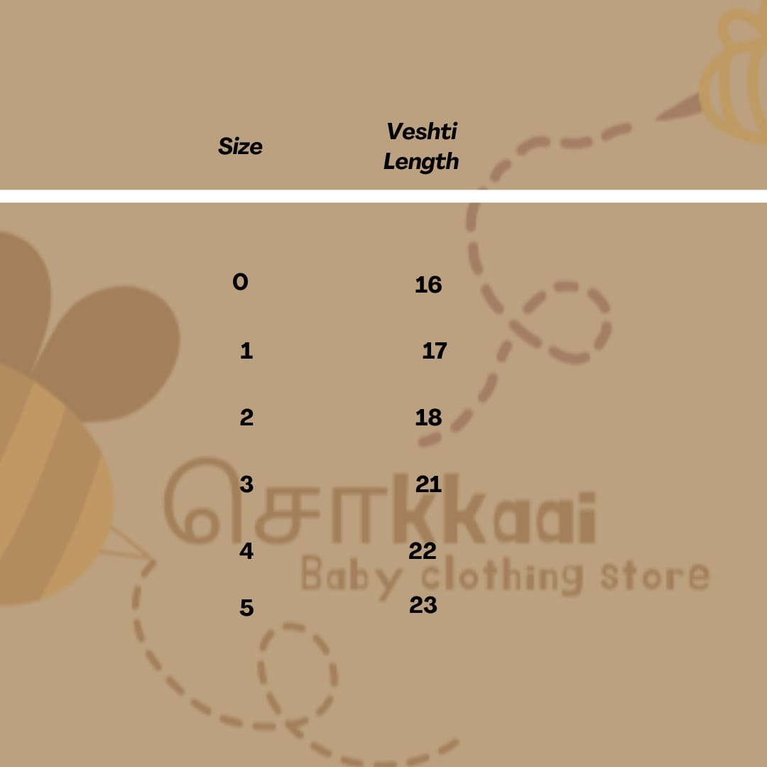 Cotton off-white Velcro Veshti