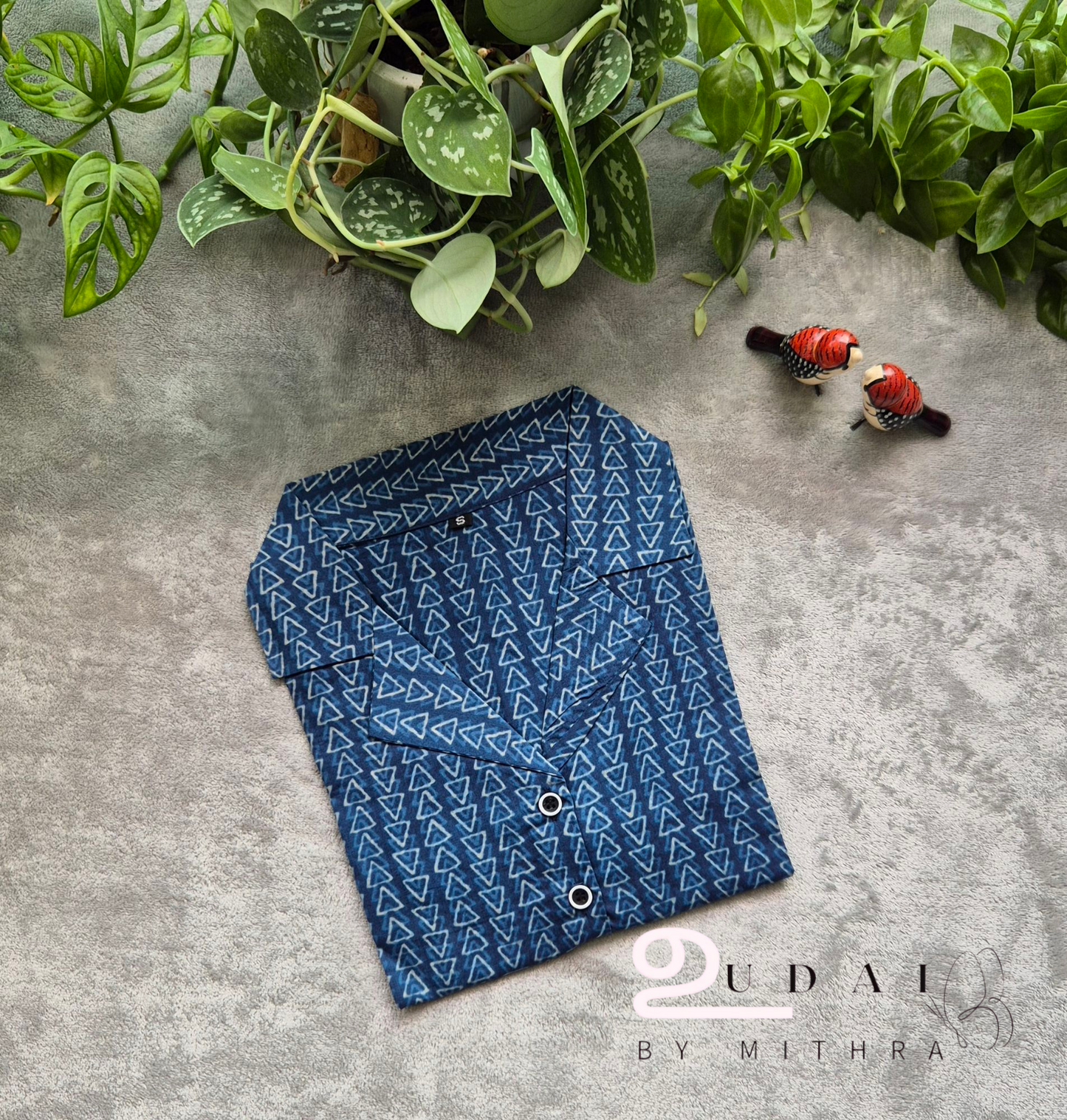 Blue triangle Womens Crop top - S to XL