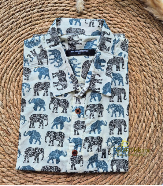 Blue Elephant Dad-Son Combo