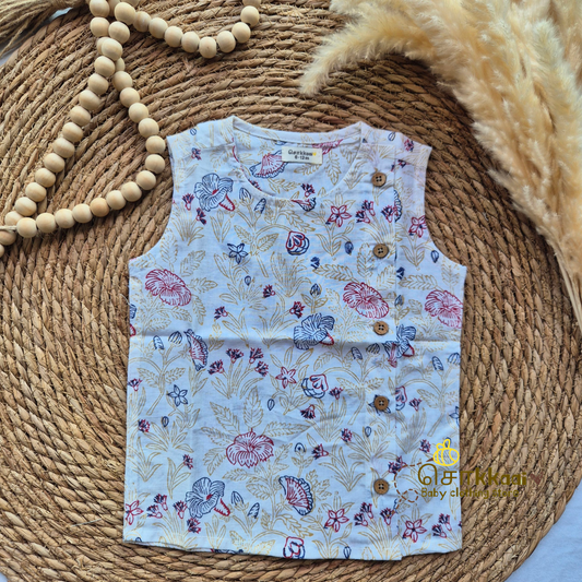 Mustard Botanica cotton Side Button Jablas (0-3years)