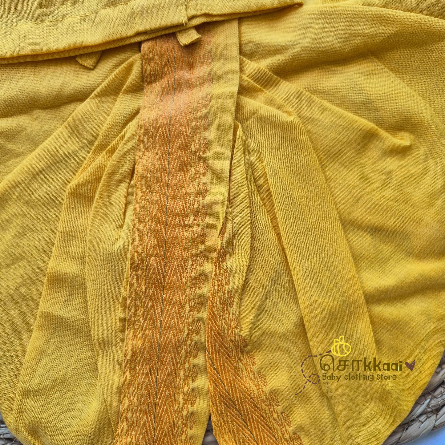 Thaipusam Set - Sleeveless Soft Cotton Dhoti set (0-5years) Sokkaai