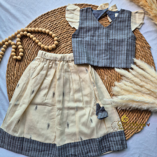 Off white & Grey - Girl