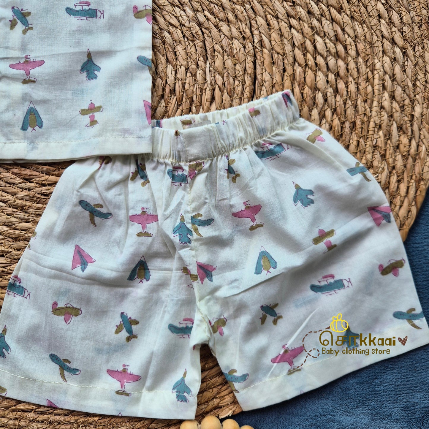 Little Aviator Cotton Coord Set (0-10years) - Sokkaai