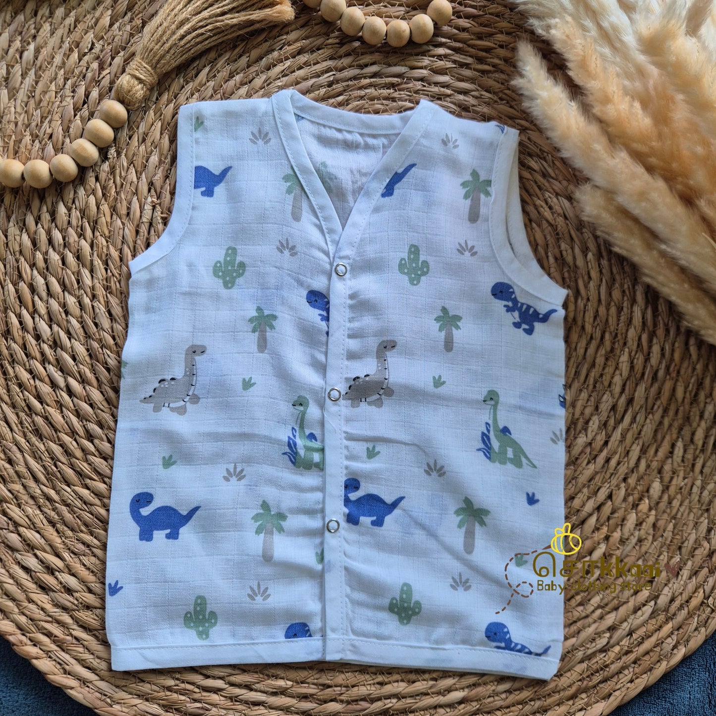 100% Organic Muslin Jabla (3-6m) - Sokkaai
