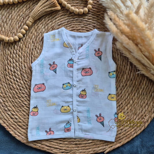 100% Organic Muslin Jabla (3-6m) - Sokkaai
