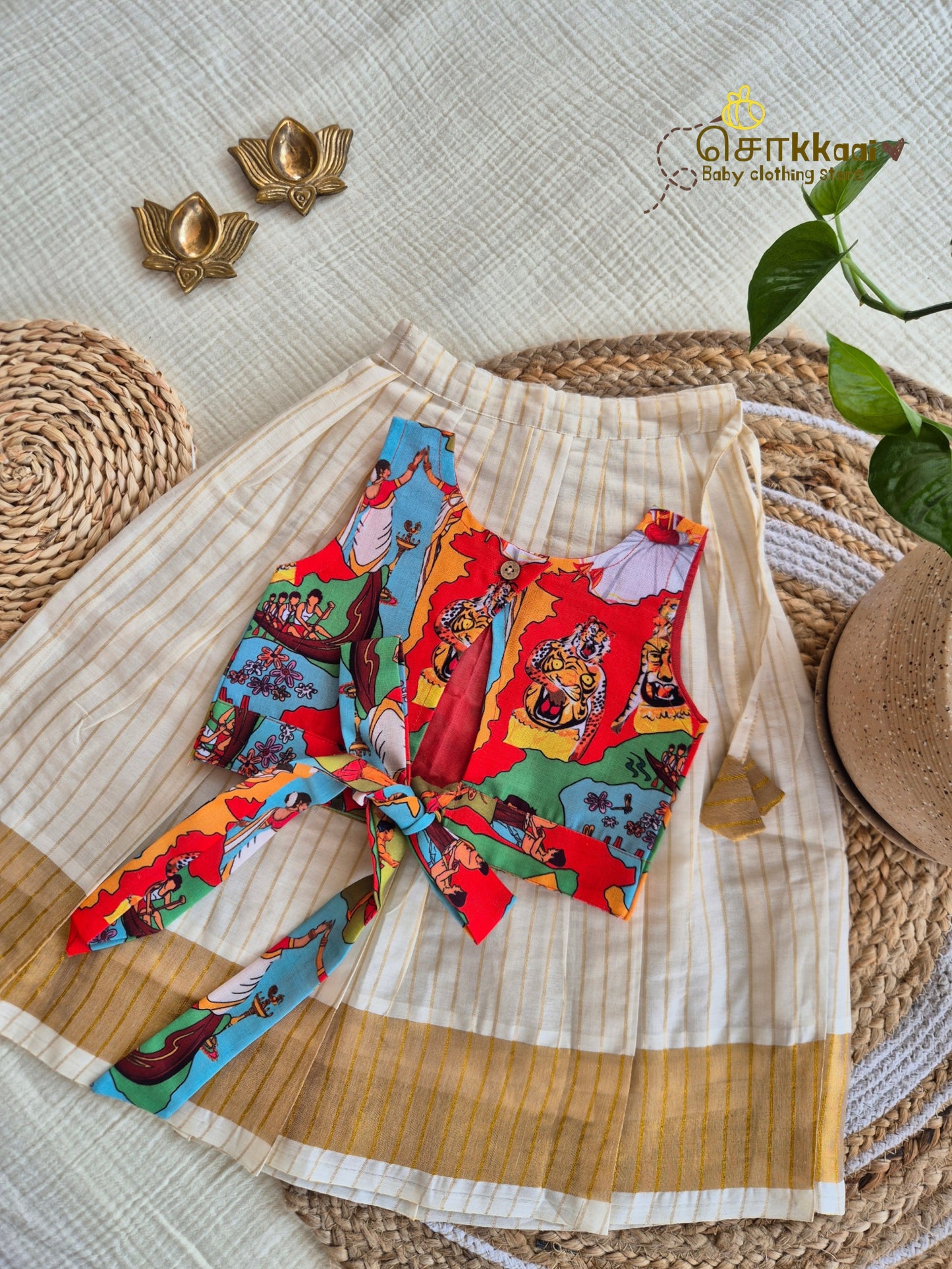 God's Own Carnival Skirt and Top Girls (6m-6years) - Sokkaai