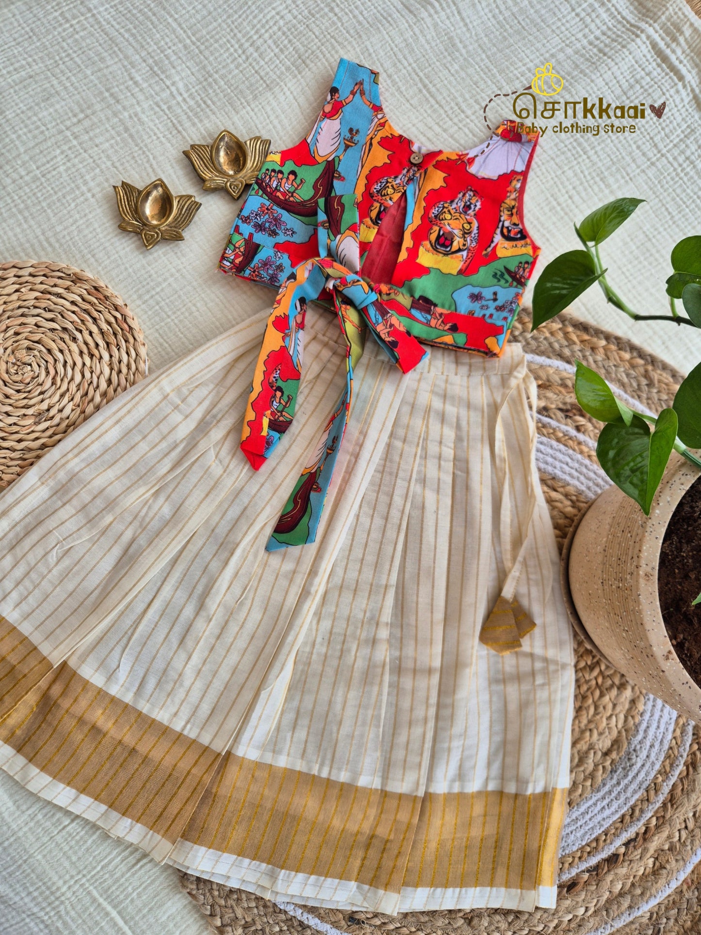 God's Own Carnival Skirt and Top Girls (6m-6years) - Sokkaai