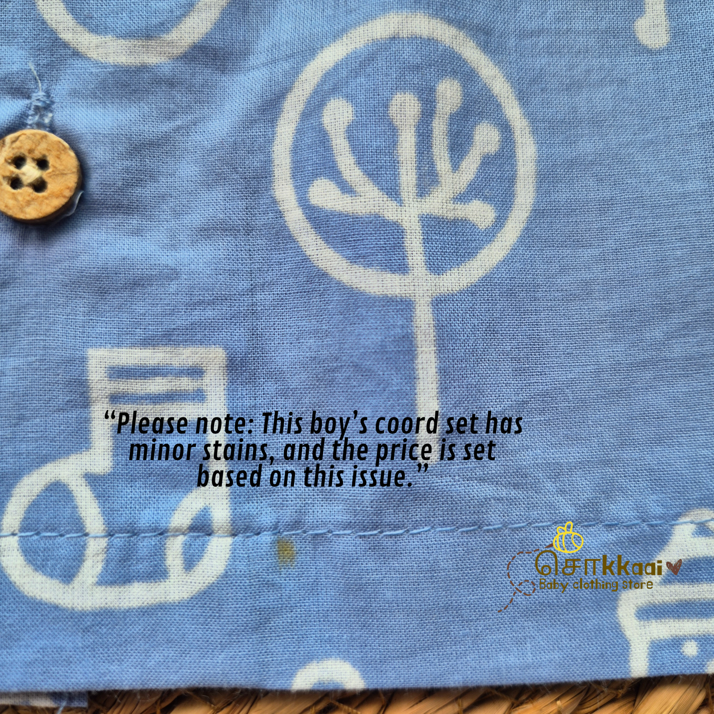 Frosty blue icon Christmas vibe coord set (0-10years) - Sokkaai