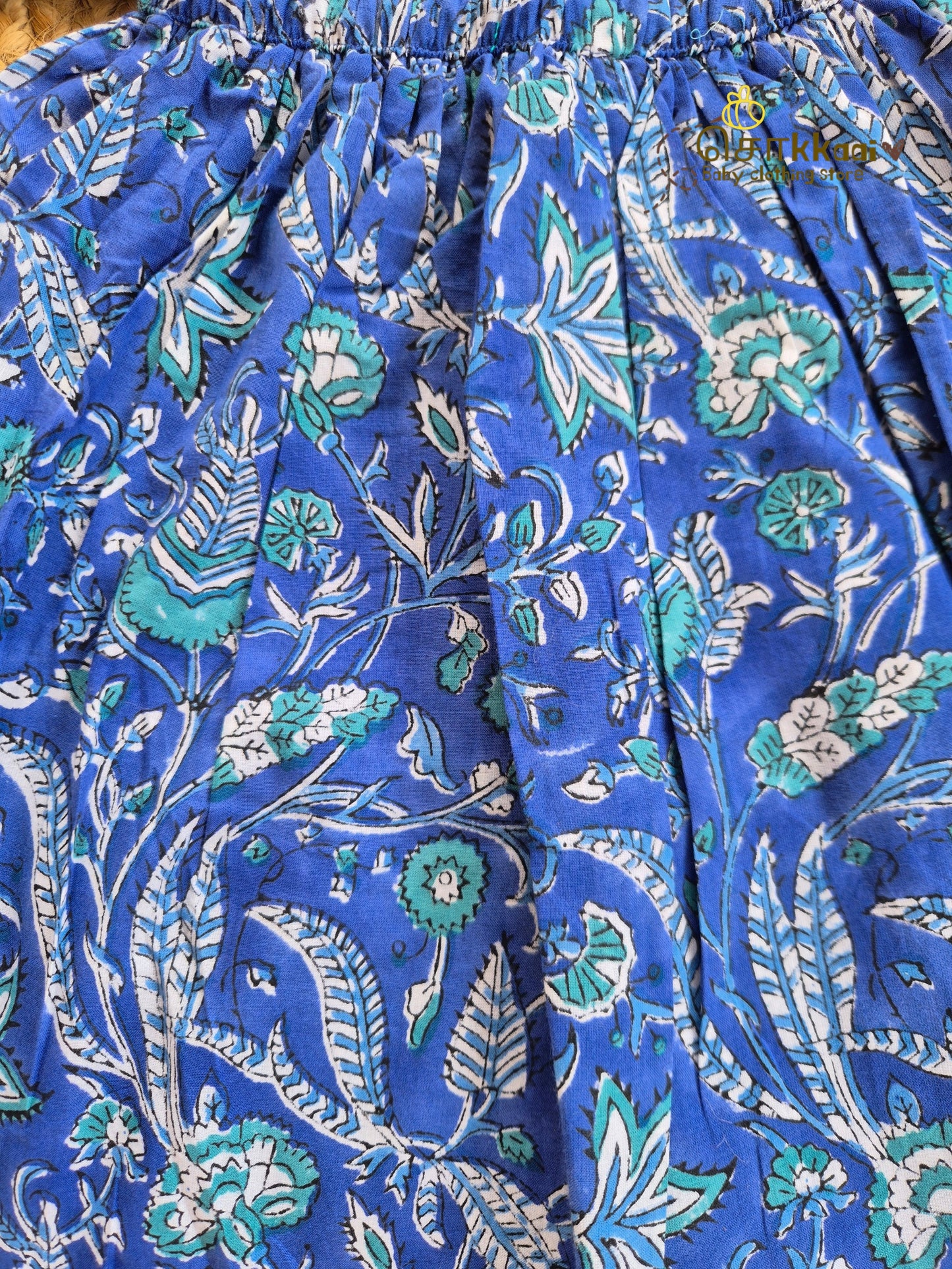 Indigo Bloom Skirt and Top Girls (6m-6years) - Sokkaai