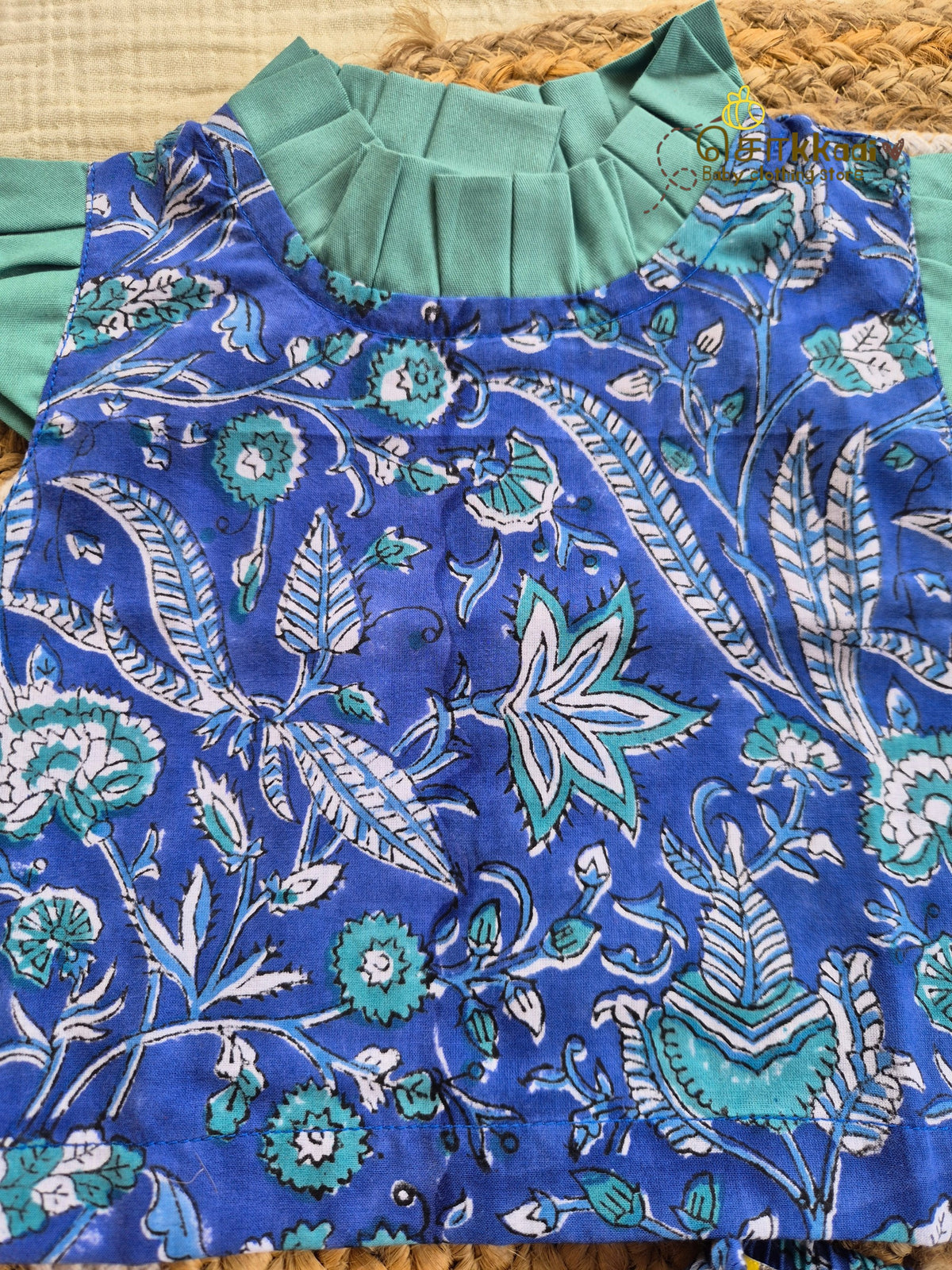 Indigo Bloom Skirt and Top Girls (6m-6years) - Sokkaai