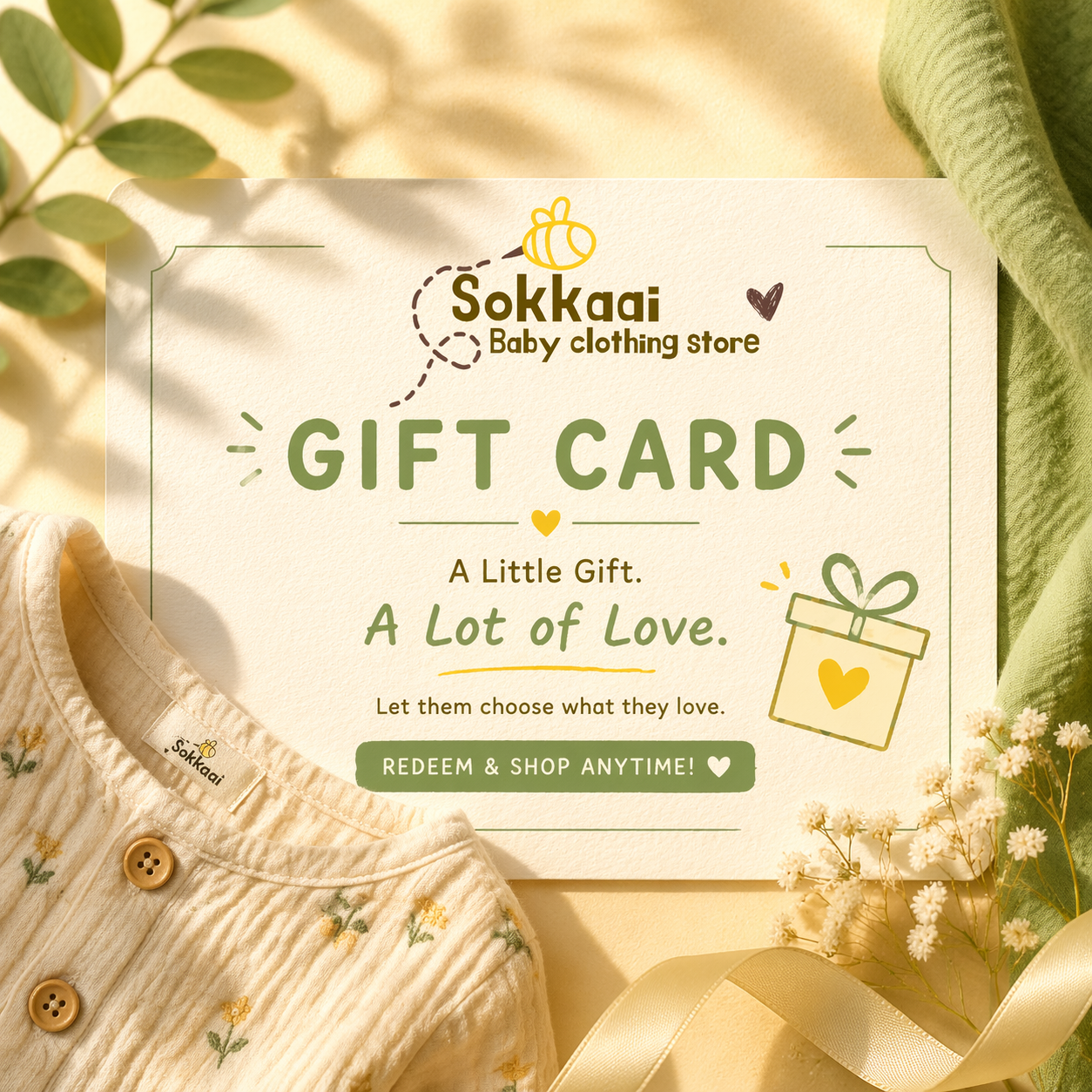 Sokkaai Stories gift card