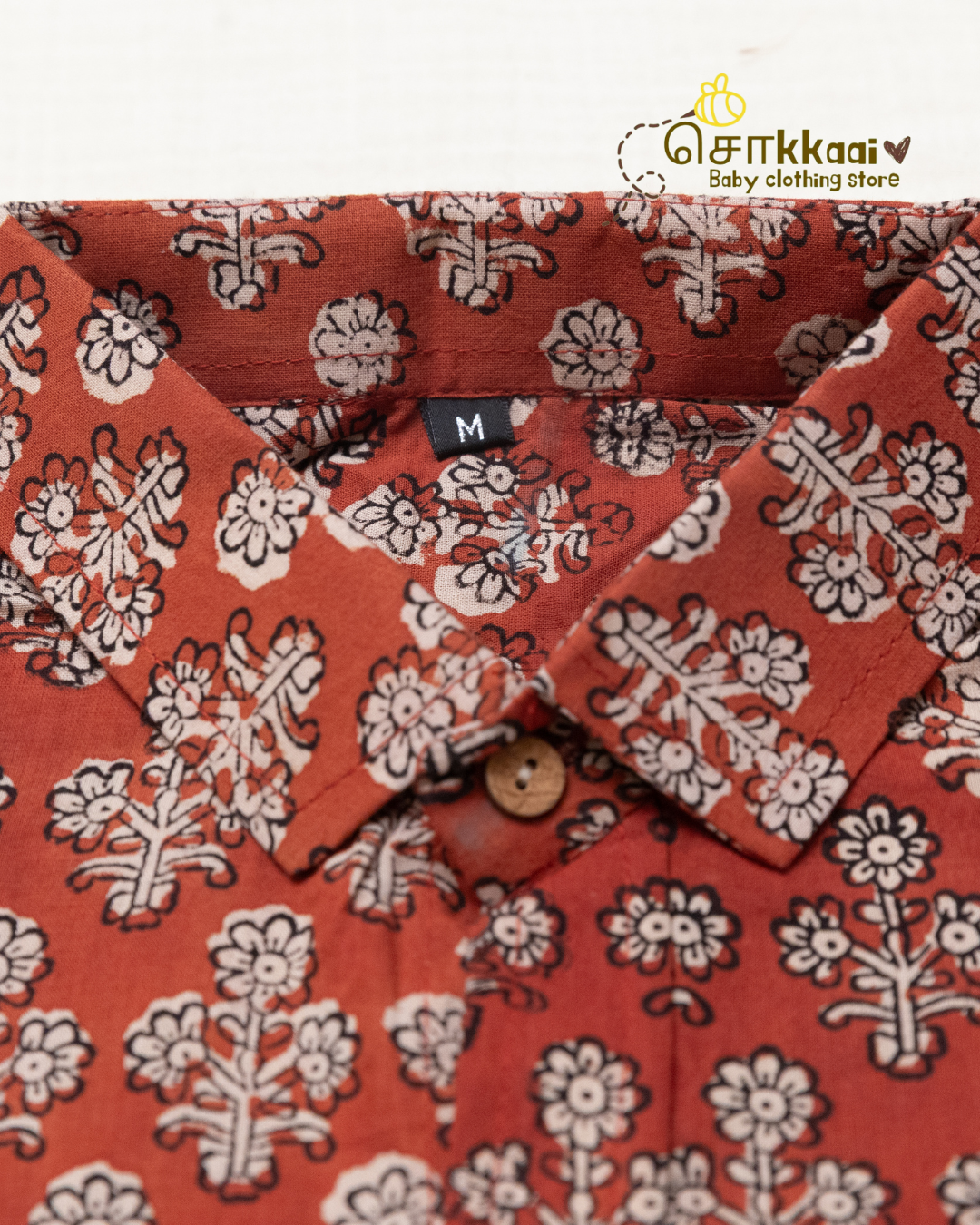 Earthy Petals Standard Collar Men Shirt (M-XXL) - Dad