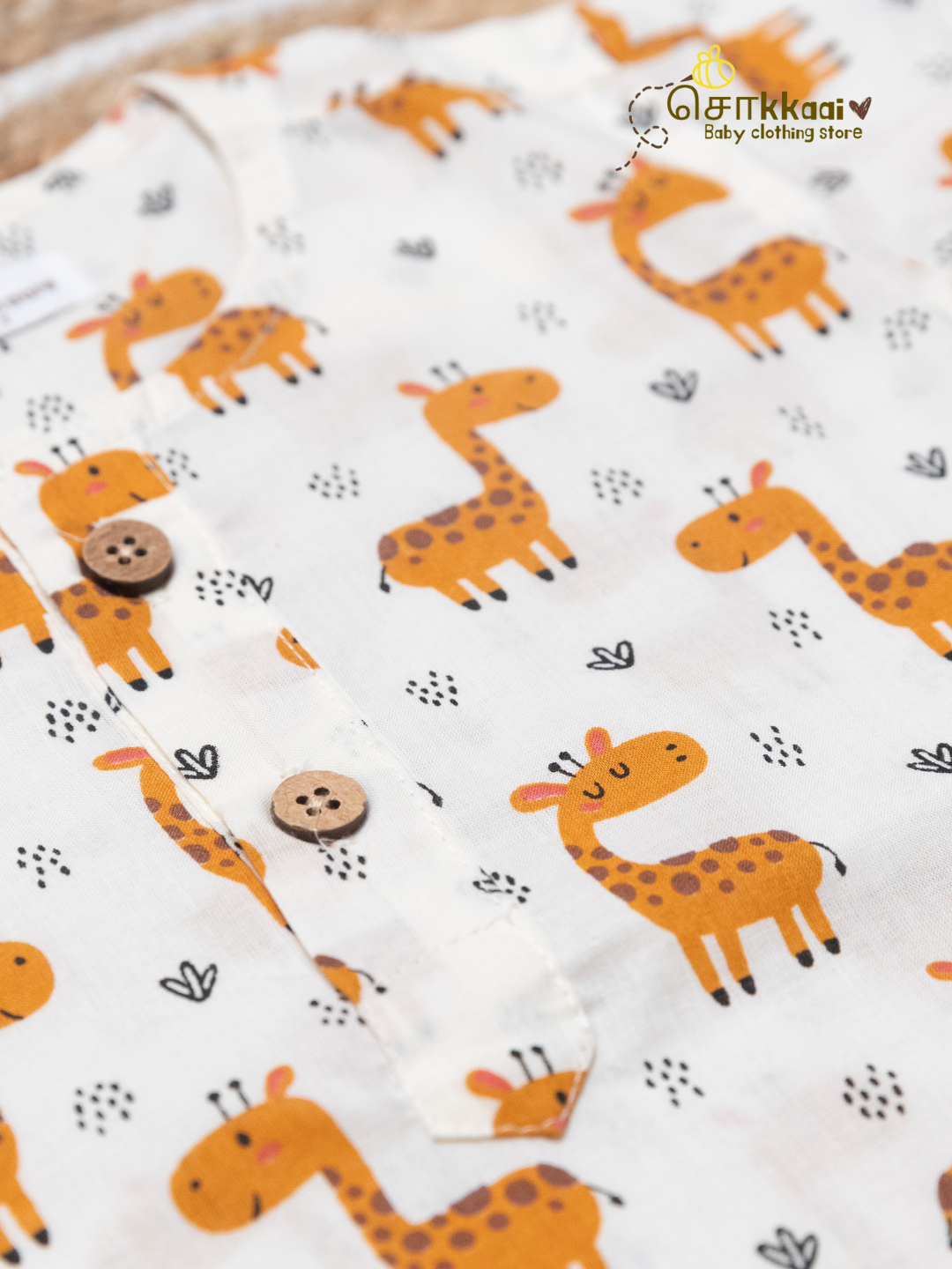 Happy Giraffe Coord Set - Sokkaai