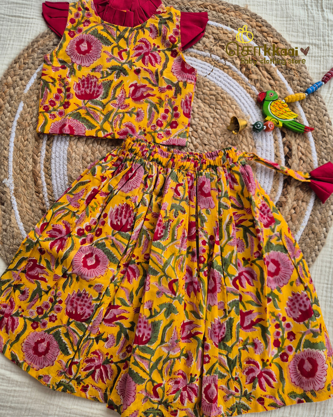 Marigold Garden Skirt and Top Girls (6m-6years) - Sokkaai