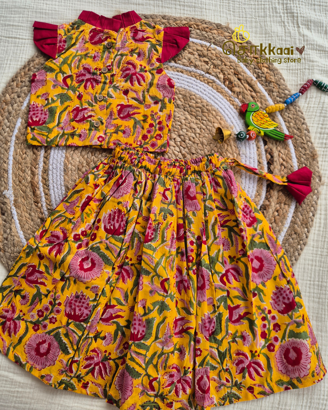 Marigold Garden Skirt and Top Girls (6m-6years) - Sokkaai