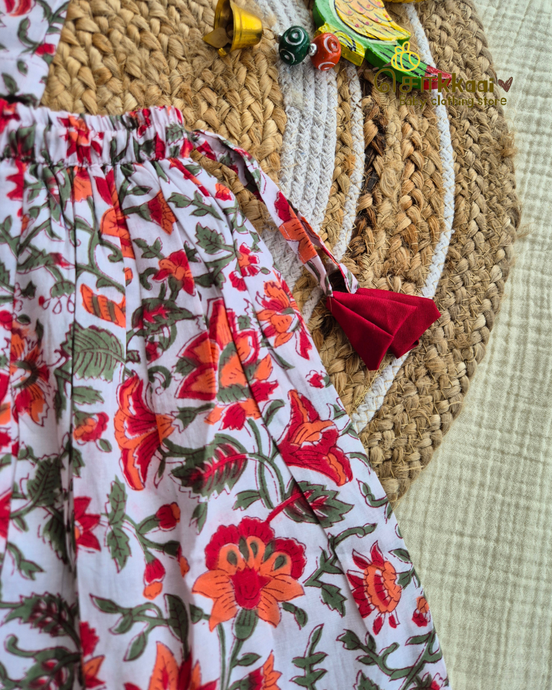 White Blooming Garden Skirt and Top Girls (6m-6years) - Sokkaai
