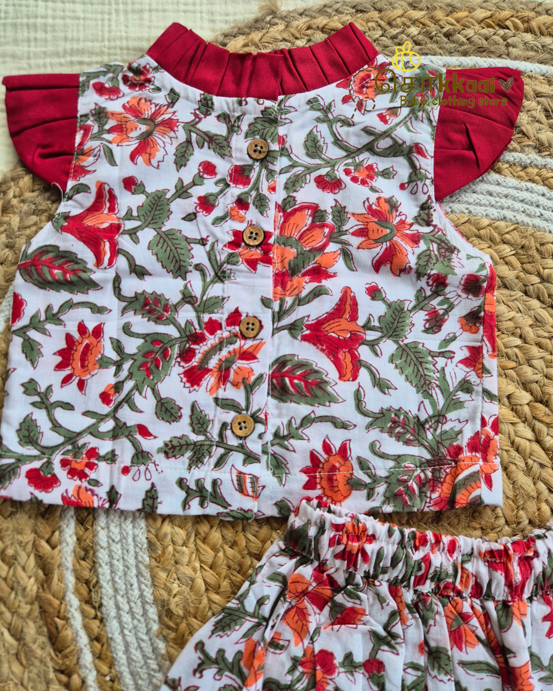 White Blooming Garden Skirt and Top Girls (6m-6years) - Sokkaai