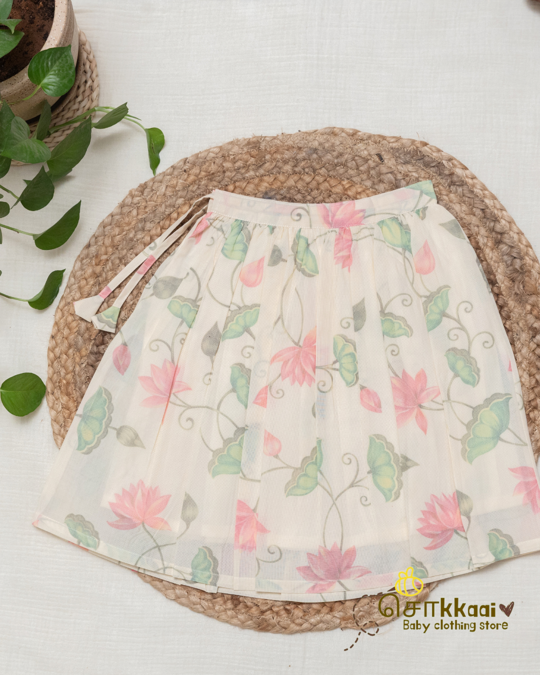 Lotus Breeze Cotton Skirt & Top Set (6m-5years) - Sokkaai