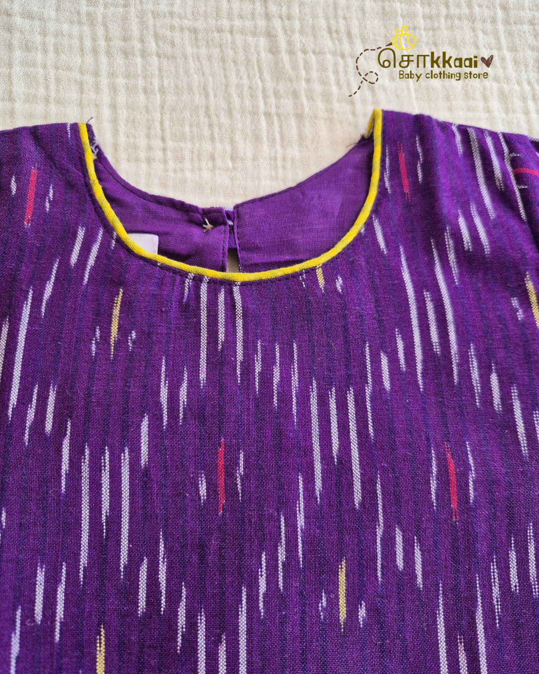 Royale Plum & Lime Chudi Set (1-6years) - Sokkaai