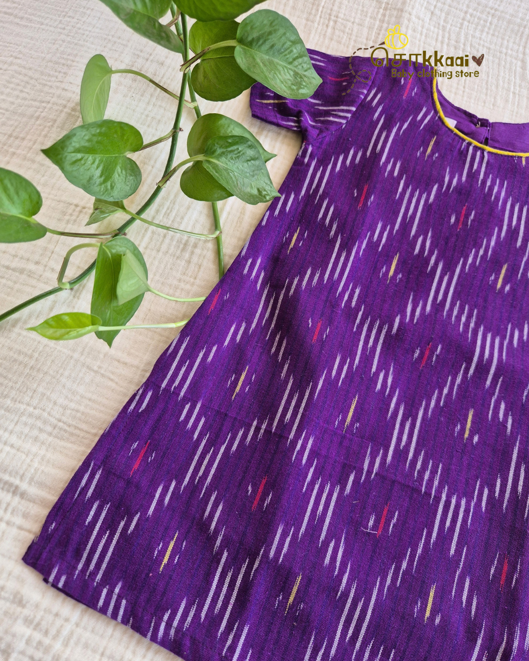 Royale Plum & Lime Chudi Set (1-6years) - Sokkaai