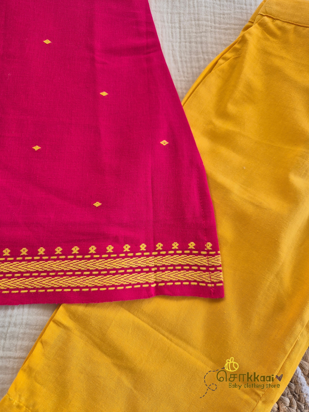 Sunshine Rani Pink Chudi Set (1-6years) - Sokkaai