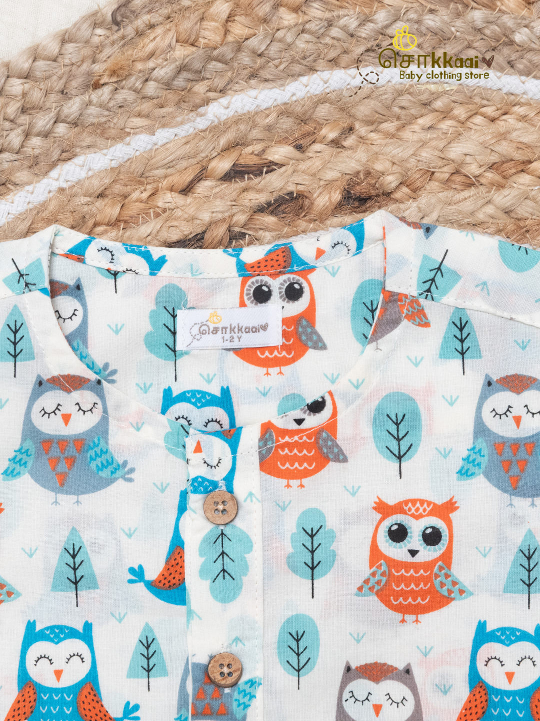 Little Owl Coord Set - Sokkaai