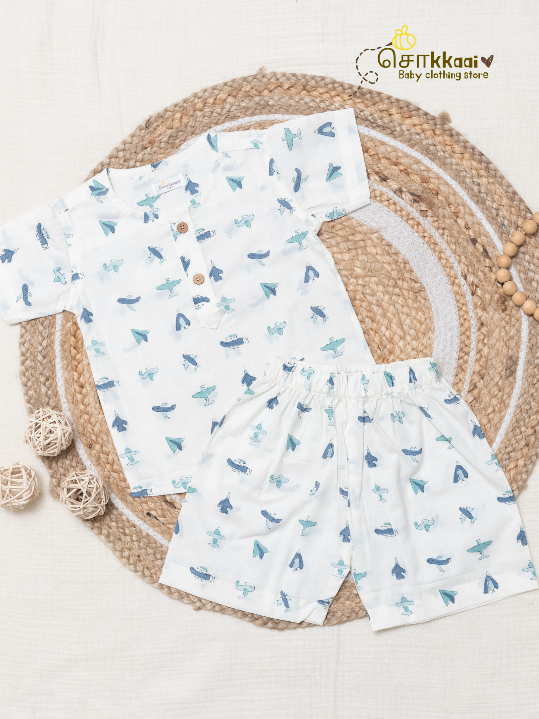 Little Aviator Coord Set - Sokkaai