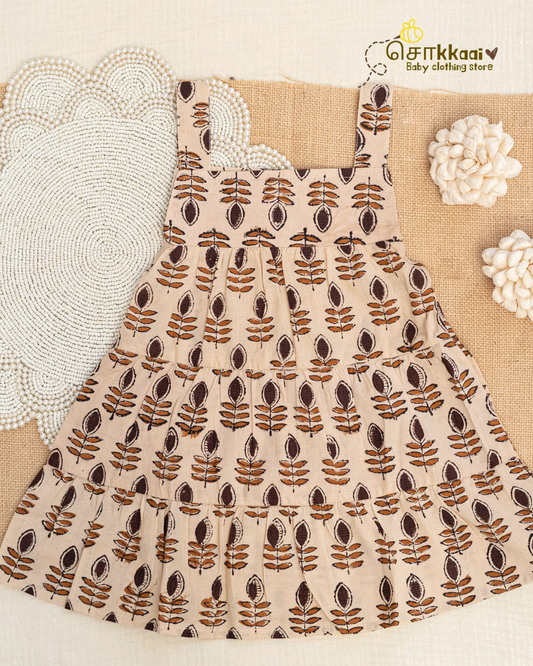 Autumn Leaf Tiered Frock (6m-6years) - Sokkaai